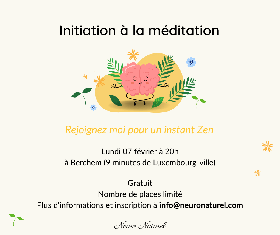 initiation à la méditation - neuroméditation - Luxembourg - Pleine conscience - mindfulness - quiet mind